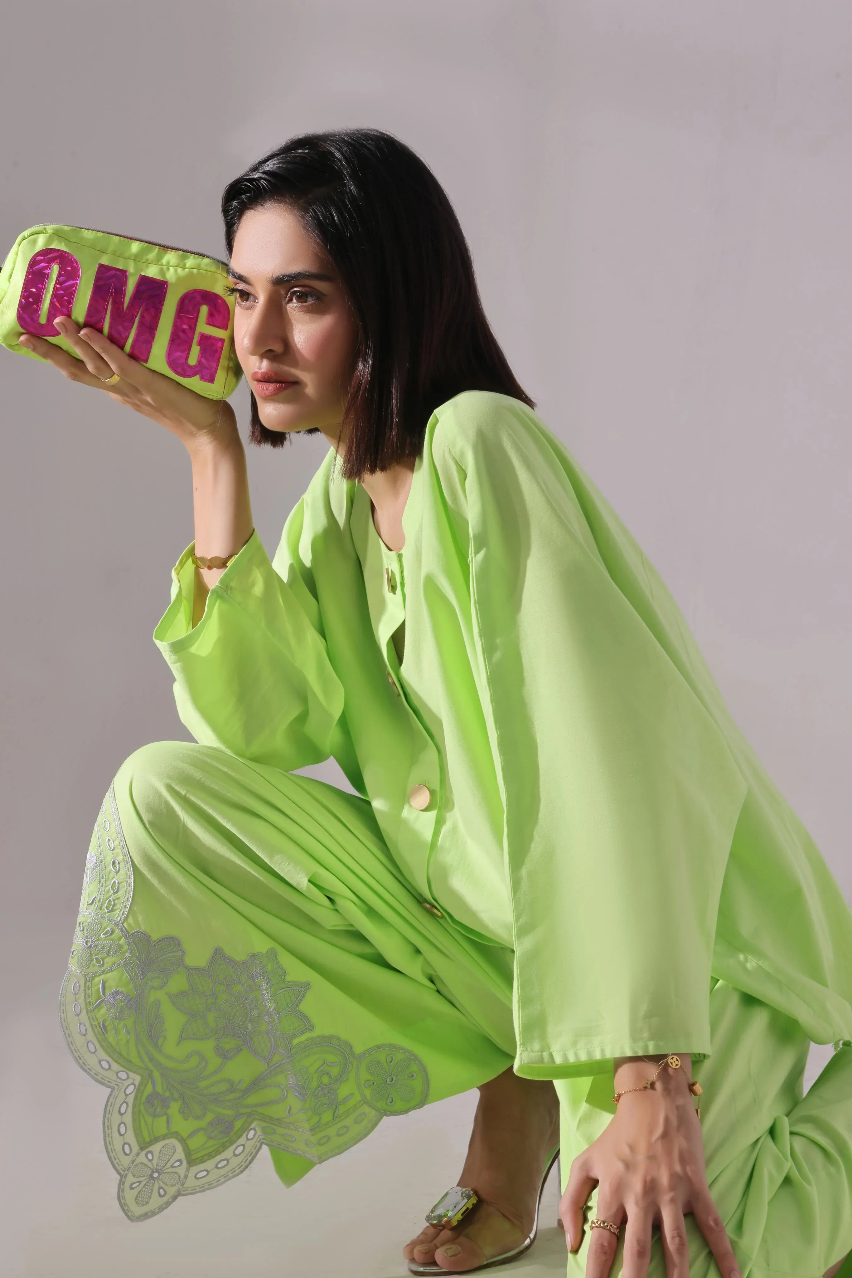 Lime Luxe Neon 2 Piece Co-Ords Set