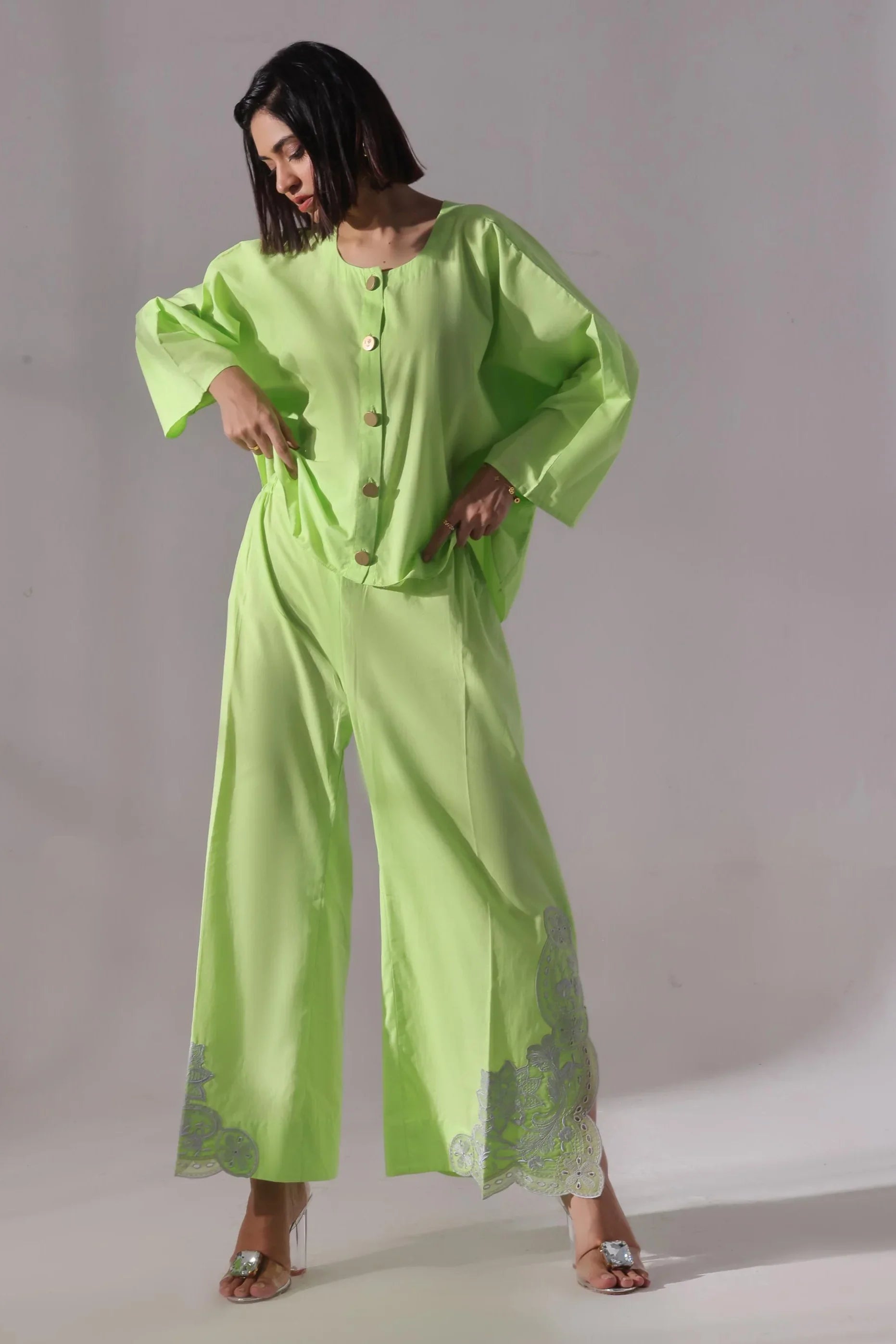 Lime Luxe Neon 2 Piece Co-Ords Set