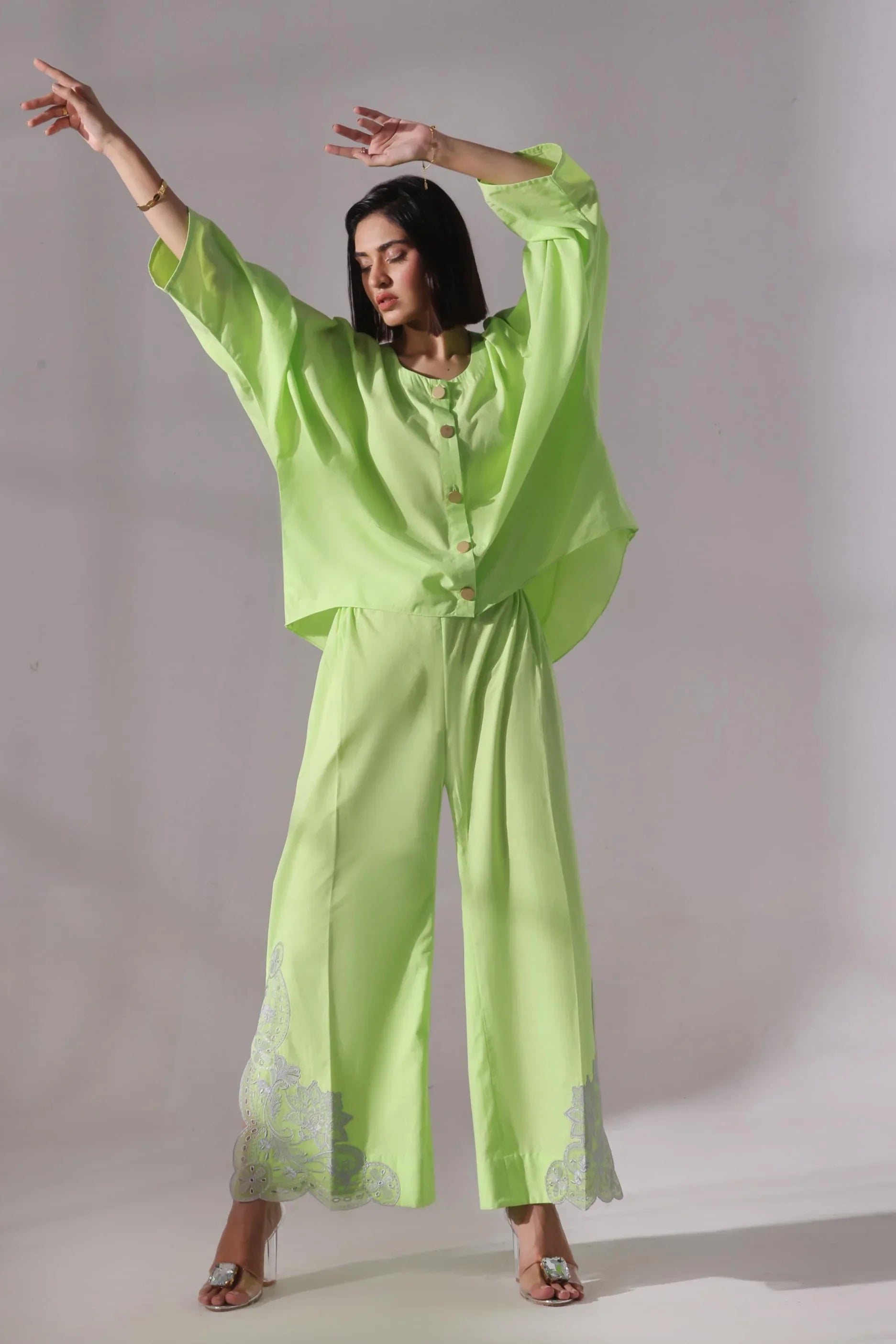 Lime Luxe Neon 2 Piece Co-Ords Set