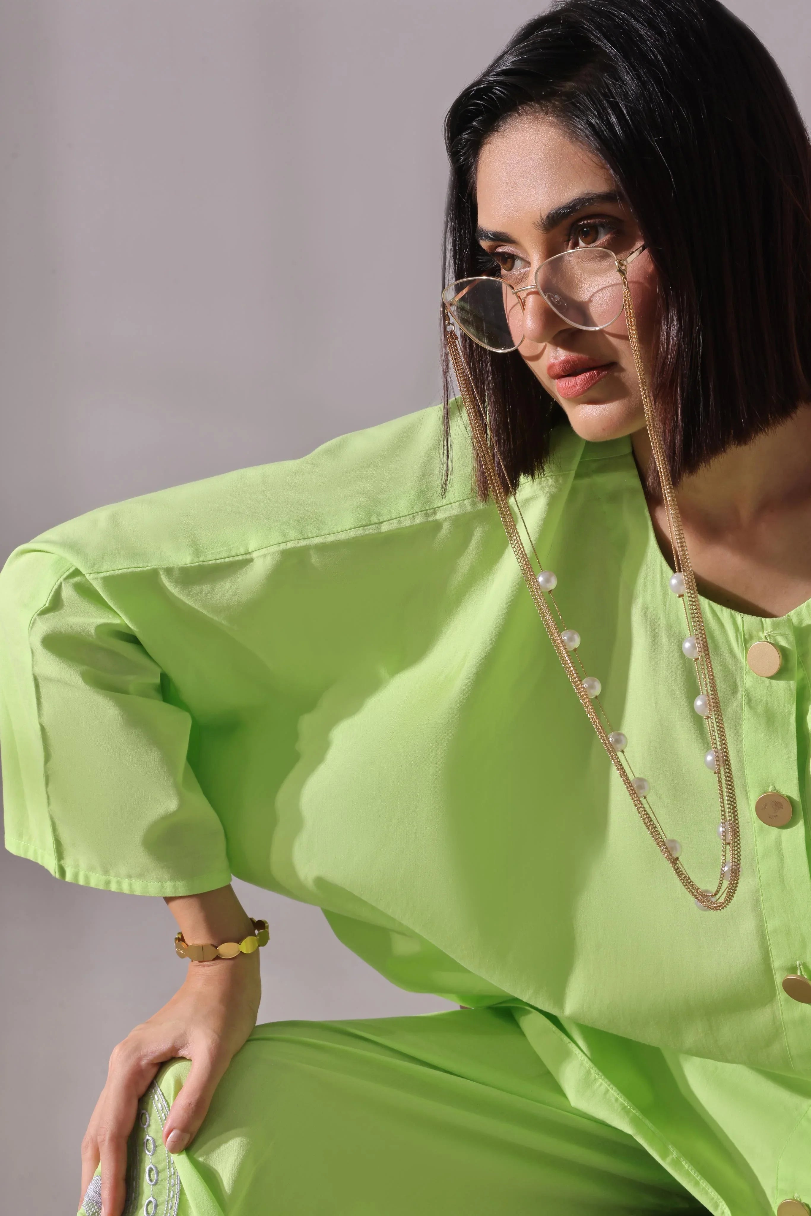 Lime Luxe Neon 2 Piece Co-Ords Set