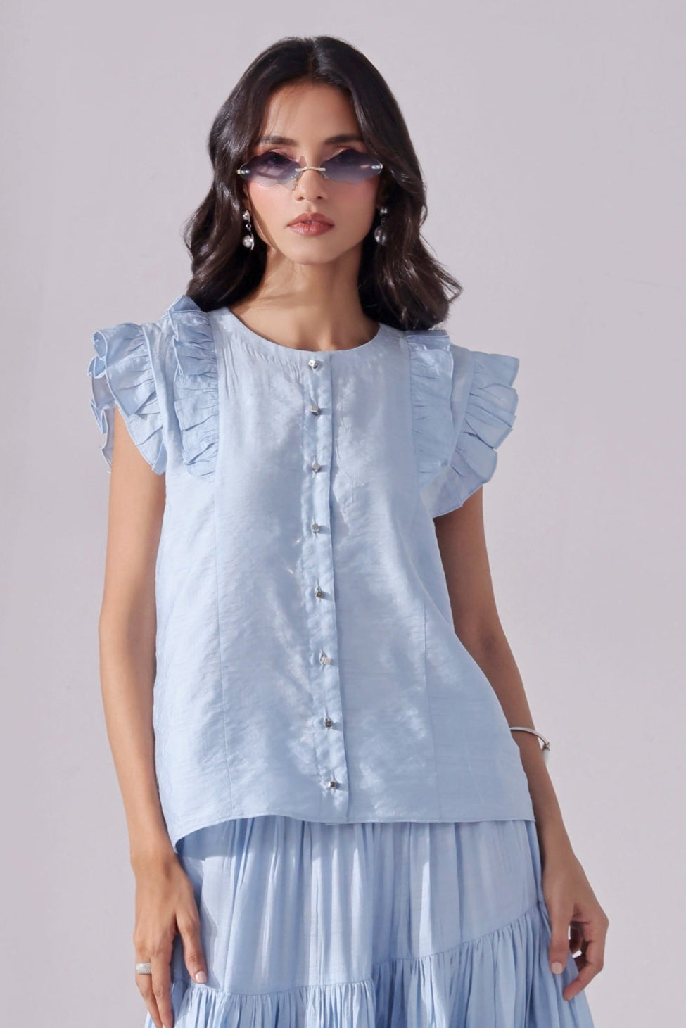 Sky Chic Crop Top