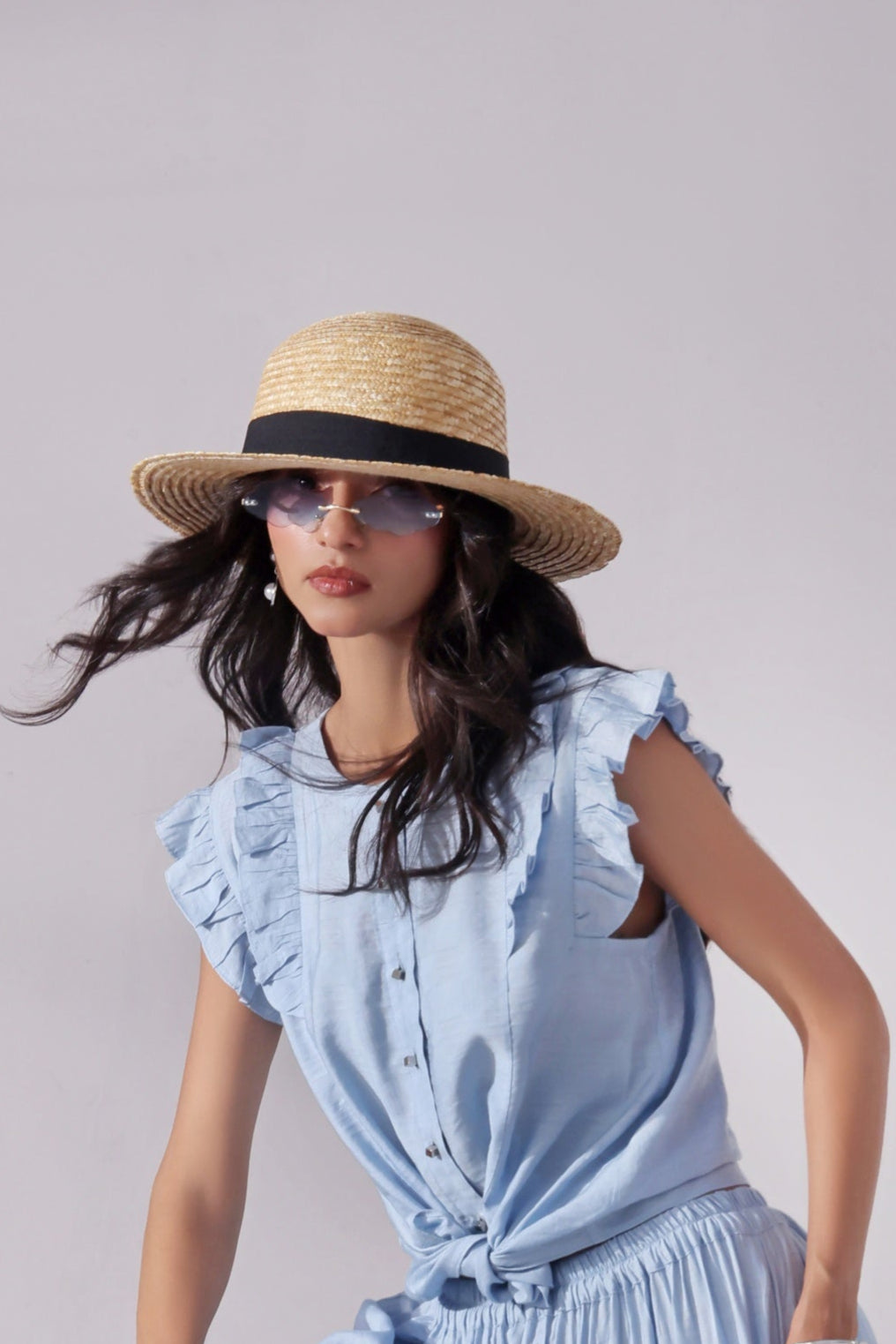 Sky Chic Crop Top