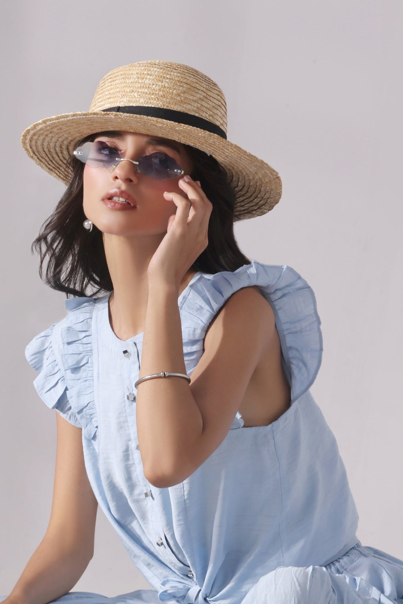 Sky Chic Crop Top